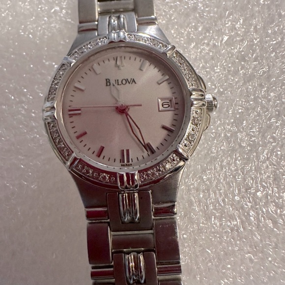 Bulova Ladies Watch Stainless Steel Case retail was $299